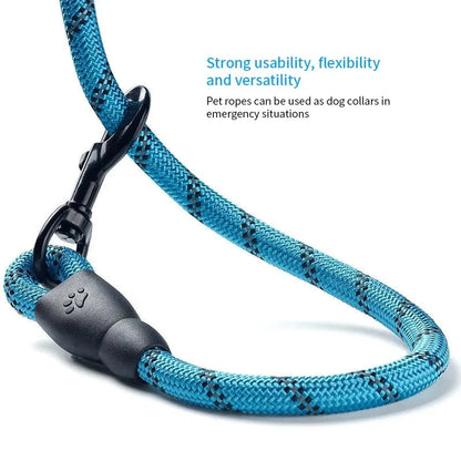 150 cm Durable Reflective Dog Leash for Large, Medium, and Small Breeds, Ideal for Golden Retrievers and Active Pets