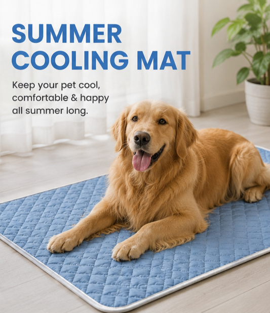 Dog Cooling Mat for Summer – Washable Breathable Pet Cooling Pad for Dogs & Cats