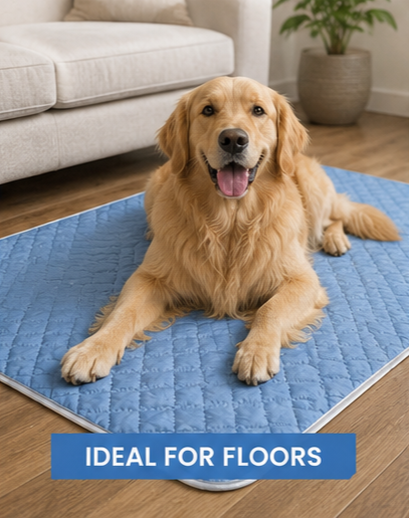 Dog Cooling Mat for Summer – Washable Breathable Pet Cooling Pad for Dogs & Cats